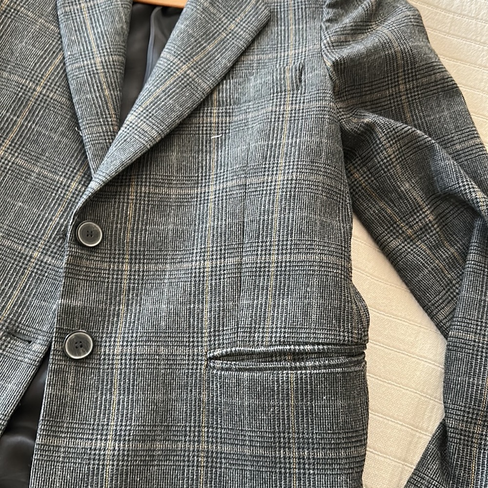 Zara Plaid Blazer - Picture 2 of 6